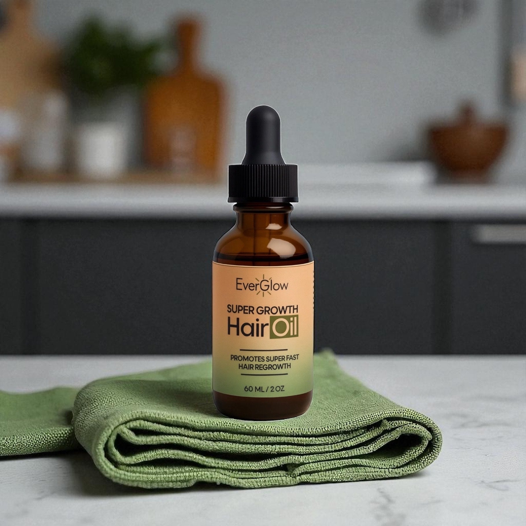 EverGlow Super Hair Growth Oil – For Thicker, Fuller Hair (2oz)