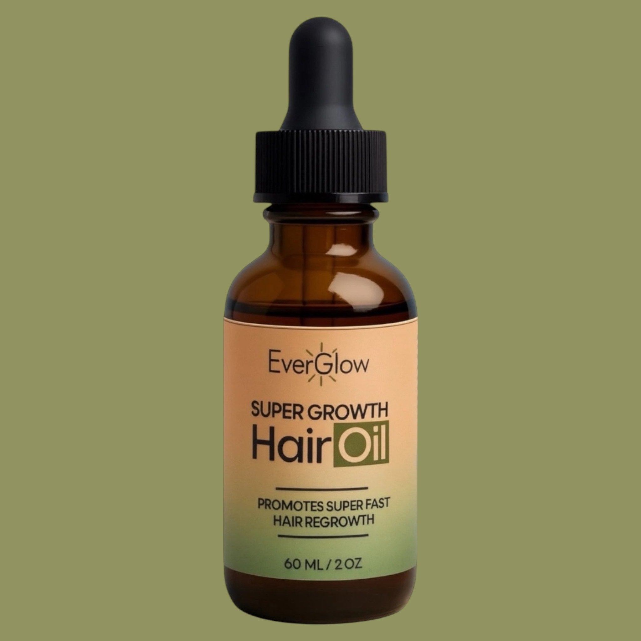 EverGlow Super Hair Growth Oil – For Thicker, Fuller Hair (2oz)